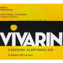 Auxílio De Alerta De Cafeína Vivarina, Comprimidos De 200 Mg