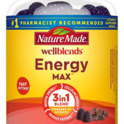 Nature Made Wellblends Energymax Gomas, Cafeína De Ação Rápi