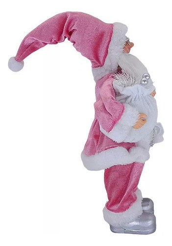 Ornamento 30cm Em Pé Decoração De Papai Noel2024 - Imagem 4