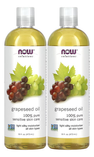 Óleo De Semente De Uva 473ml Now Foods Grapeseed Oil 2un
