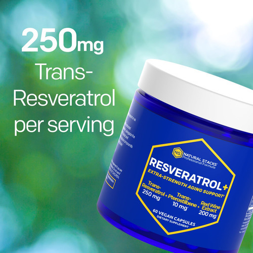 Natural Stacks Suplemento Antioxidante De Resveratrol - Tran - Imagem 3