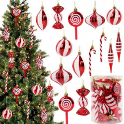 Pacote Com Esferas Para Decoração De Natal 14 Peças De 6 Cm
