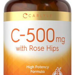 Carlyle Vitamina C Com Rosa Mosqueta 500mg | 500 Comprimidos