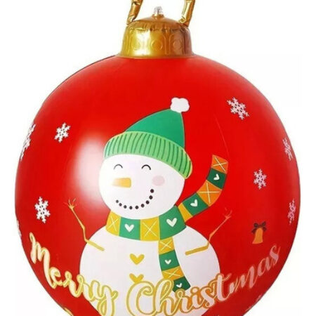 Bola Inflável Do Decoração Do Pvc Do Natal Gigante 80cm - Imagem 10