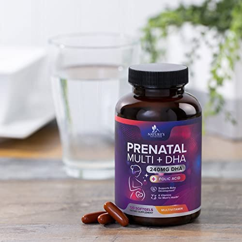 Pré-natal Com Ácido Fólico E Dha, Vitamina Pré-natal Para M - Imagem 5
