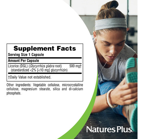 Cápsulas De Alcaçuz (dgl) Herbal Actives Da Natures Plus - 5 - Imagem 5