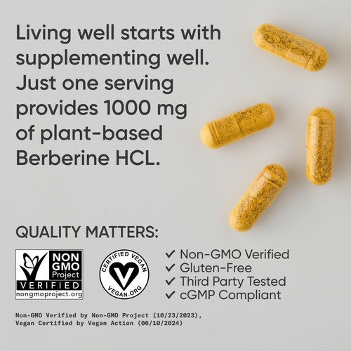 Sports Research Berberine - Herbal Ayurvedic Metabolic Healt - Imagem 4