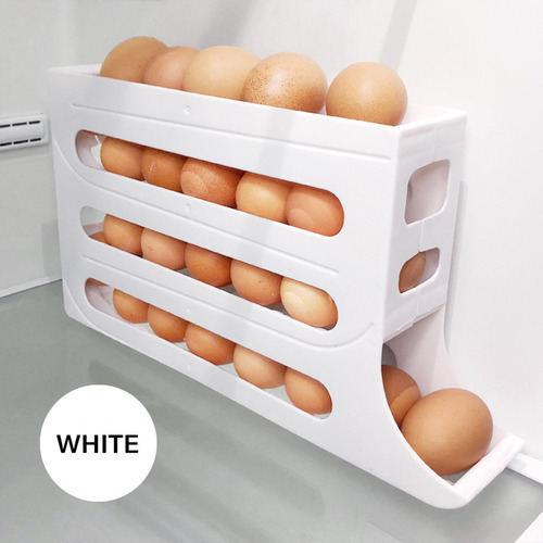 Caixa De Armazenamento De Ovos Geladeira, Dispenser 4andar-. - Imagem 2
