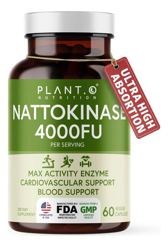 Plant.o Nutrition Suplemento De Nattokinase Com Max Enzyme S