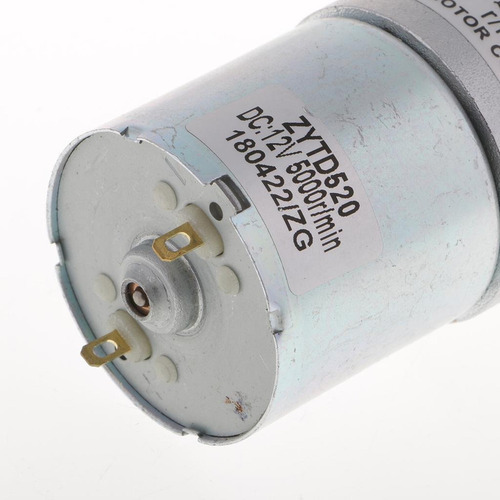 Motor Dc 12v Mini Motor Elétrico, Motor Dc Engrenagem 50rpm - Imagem 7