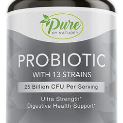 Probióticos Estáveis ??de Prateleira Pure By Nature Para Hom