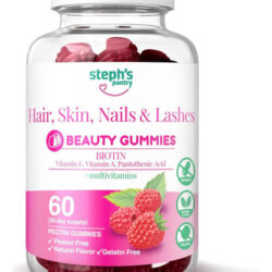 Gomas De Biotina Stephs Pantry Para Cabelos, Pele, Unhas E C