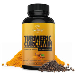 Curcumina De Cúrcuma Com Pimenta Preta, Suplemento De Cúrcum