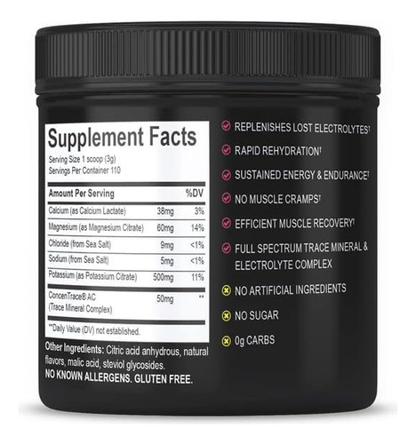 Nutriana Keto Eletrólitos Em Pó Sem Açúcar - Mistura Para Be - Imagem 9