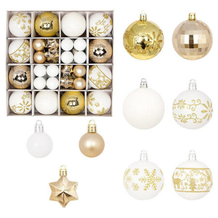 44 Bolas Penduradas Coloridas Para Árvore De Natal, Suprimen - Imagem 7