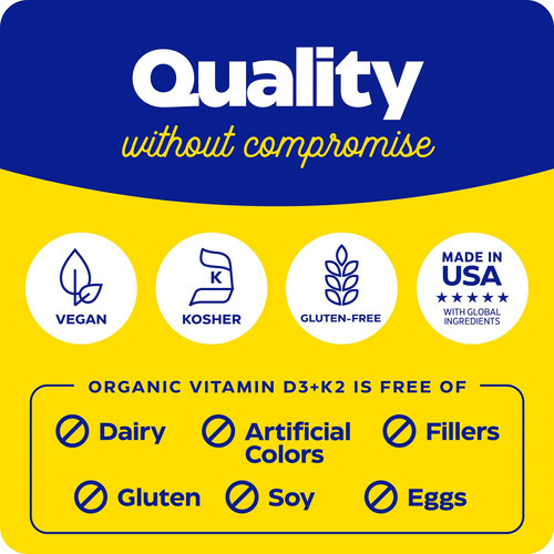 Enzymedica, Vitamina Orgânica D3 + K2, 5.000 Ui De Vit D3 E - Imagem 7