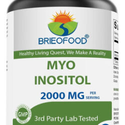 Brieofood Myo Inositol 2.000 Mg Por Porção - 60 Comprimidos