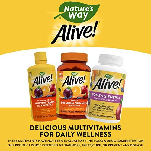 Nature's Way Alive! Multivitamínico Energy Para Mulheres, Au - Imagem 6