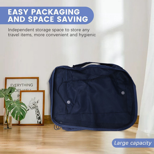 Conjunto De 7 Peças De Sacolas De Roupas, Embalagem Quadrada - Imagem 8