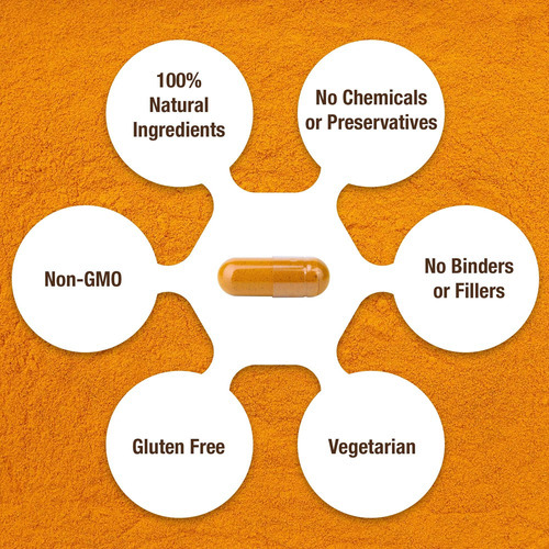 Key Nutrition, Complexo De Cúrcuma E Curcumina Com Piperina, - Imagem 3