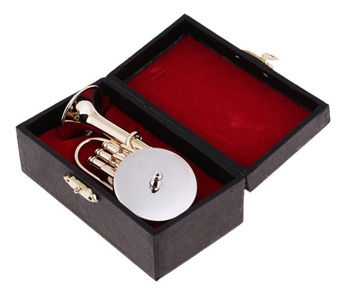 Instrumento Musical Em Miniatura Modelo De Tuba Em Escala 1/ - Imagem 10