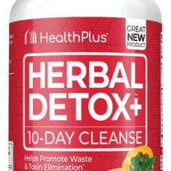 Health Plus Herbal Detox+ (limpeza De 10 Dias) 40 Cápsulas,