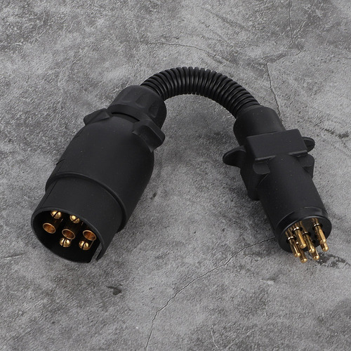 Adaptador De Soquete De Plugues De Reboque De Carro Au To Eu - Imagem 2