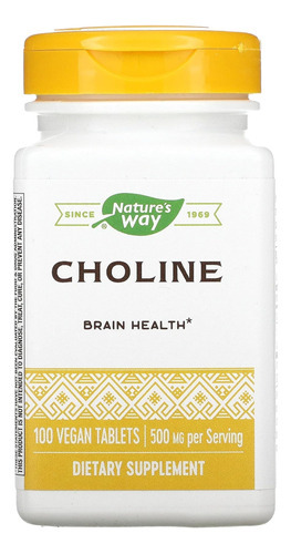 Natures Way 500mg 100 Tb Colina, 100 Ct
