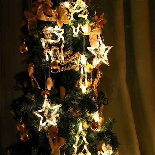 4 Peças De Luzes De Natal Led Sucker Pingente Suprimentos De - Imagem 9