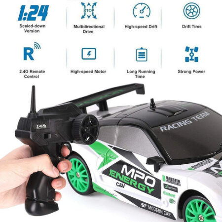 Brinquedo Drift Rc Car 4wd Drift Car Com Controle Remoto Dri - Imagem 34