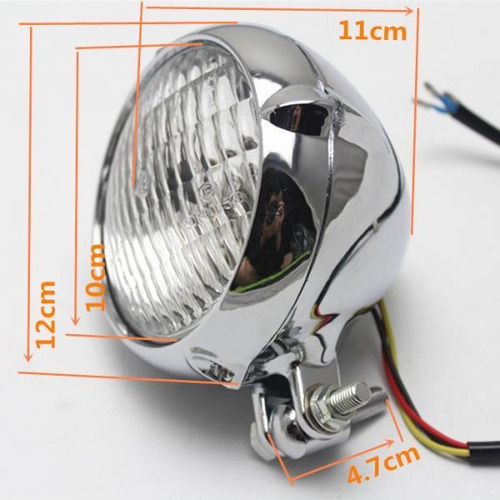 Lâmpada De Luz Âmbar Para Farol De Motocicleta Para Bobber - Imagem 2
