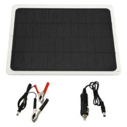 * Carregador Solar De 12 Volts 20 Watts Para Baterias 12v
