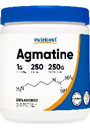 Suplemento Nutricost Pure Agmatine Sulfato Em Pó 250g - Imagem 2