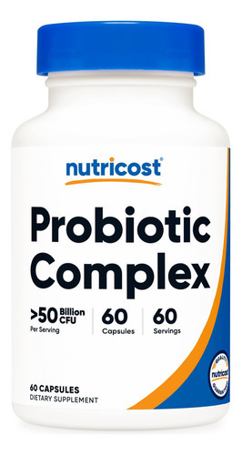 Complexo Probiótico Nutricost - 50 Bilhões De Ufc, 60 Cápsu
