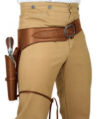 Coldres De Couro Vintage, Steampunk Medieval, Cowboy - Imagem 2