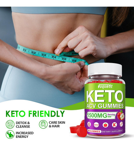 1 Pacote Keto Acv Gummies Keto Gummies Fórmula Avançada Acv - Imagem 3