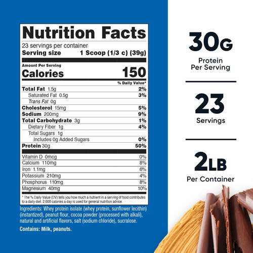 Proteína Em Pó Nutricost Whey Protein Isolate 907g De Chocol - Imagem 3