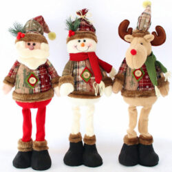 Decorações De Natal Decoração De Boneca Retrátil Interna
