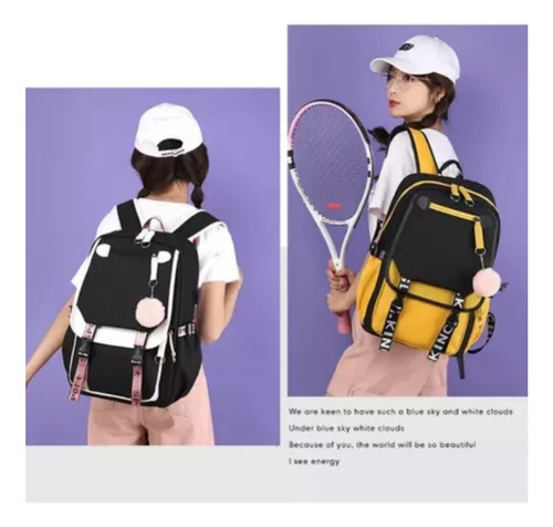 Mochila De Grande Capacidade 2025 New Series Stitch W1 2pc - Imagem 13