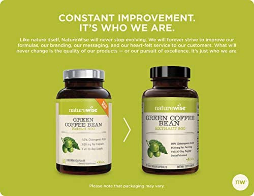 Naturewise Green Coffee Bean 800mg Max Potency Extract 50% - Imagem 5