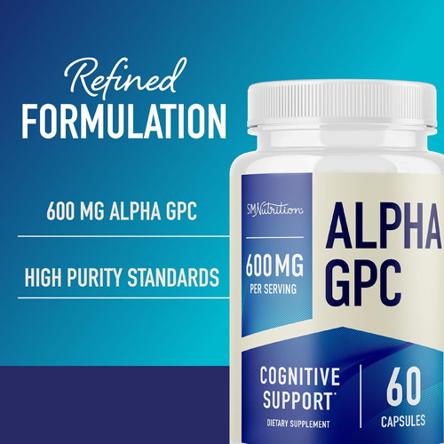Alfa Gpc 600 Mg | Suplemento De Suporte Cerebral E De Memóri - Imagem 3