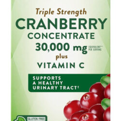 Cápsulas De Concentrado De Cranberry Natures Truth 30.000 Mg
