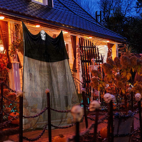 Decorações De Halloween Pendurado Fantasma Assustador Voador - Imagem 3