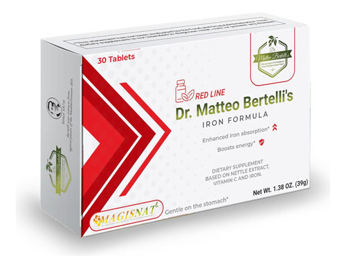 Dr. Fórmula De Ferro Matteo Bertellis (30 Comprimidos) - Ext