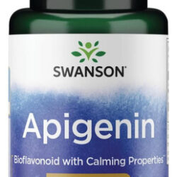 Suplemento De Apigenina Swanson, Cápsulas De 50 Mg (contagem