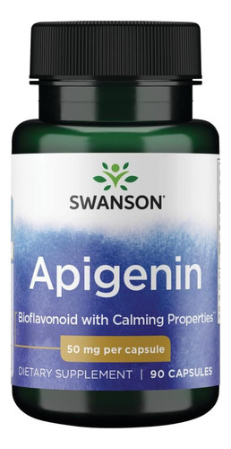 Suplemento De Apigenina Swanson, Cápsulas De 50 Mg (contagem
