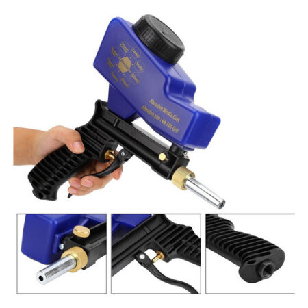 Pistola De Jato De Areia Pneumática Anti-ferrugem Tipo Gravi - Imagem 4