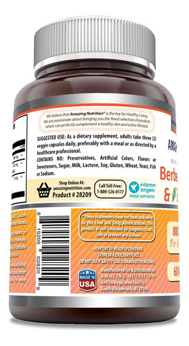 Fórmulas Incríveis Berberina Cúrcuma E Bioperina 800 Mg Por - Imagem 2