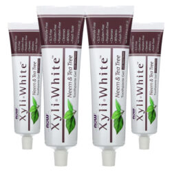 Creme Dental Now Foods Xyliwhite Neem E Tea Tree, 6,4oz 4un