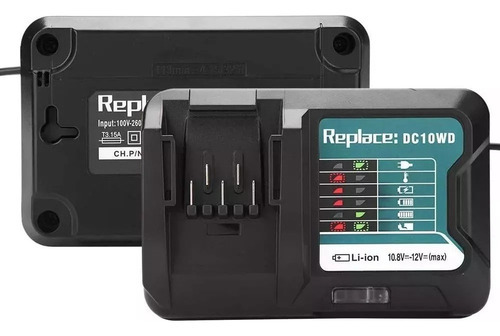 A Carregador Rápido De Bateria De Lítio 10,8-12v Para Makita - Imagem 9